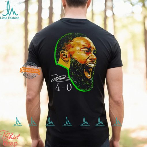 Jayson Tatum Boston Celtics scream 4 0 signature shirt