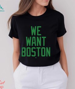 Jayson Tatum We Want Boston T Shirt