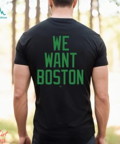 Jayson Tatum We Want Boston T Shirt