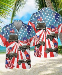 Jeep Willys 1941 MB, 4th Of July Hawaiian Shirt