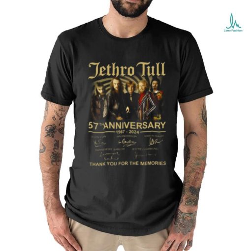 Jethro Tull 57th Anniversary 1967 2024 Thank You For The Memories T Shirt