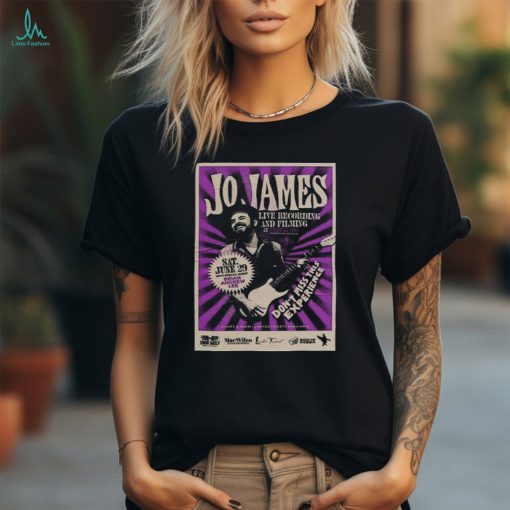 Jo James June 29th, 2024 Purple Bee, Texas Tour Poster Shirt