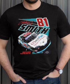 Joe Gibbs Racing Team Collection Black Chandler Smith Quick Tie Car T Shirt