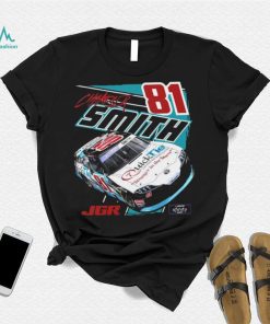 Joe Gibbs Racing Team Collection Black Chandler Smith Quick Tie Car T Shirt