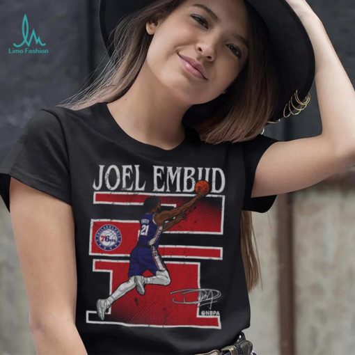Joel Embiid Philadelphia 76ers Number WHT Shirt
