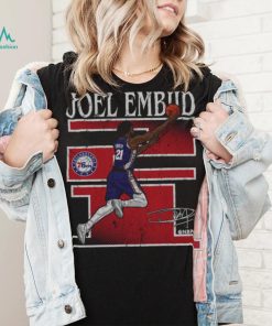 Joel Embiid Philadelphia 76ers Number WHT Shirt