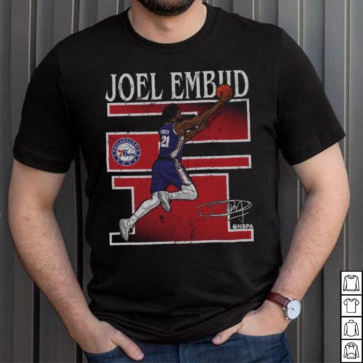 Joel Embiid Philadelphia 76ers Number WHT Shirt