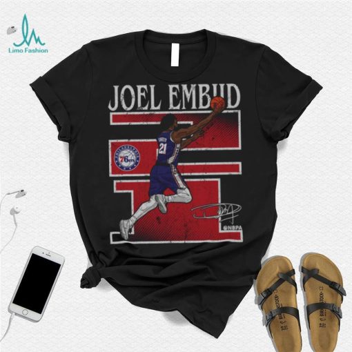 Joel Embiid Philadelphia 76ers Number WHT Shirt