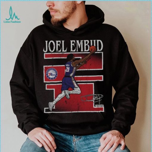 Joel Embiid Philadelphia 76ers Number WHT Shirt