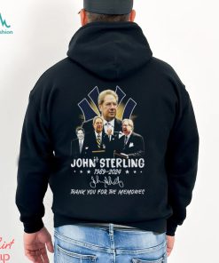 John Sterling 1989 2024 Thank You For The Memories T Shirt