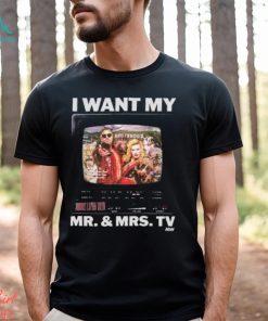 Johnny Tv & Taya Valkyrie   I Want My Mr. And Mrs. Tv Shirt