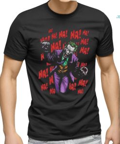 Joker black menacing laughter 2024 shirt