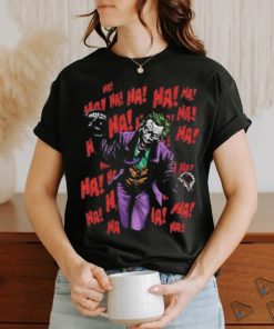 Joker black menacing laughter 2024 shirt