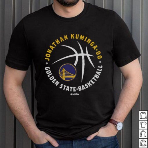 Jonathan Kuminga Golden State Warriors Player Ball WHT Shirt