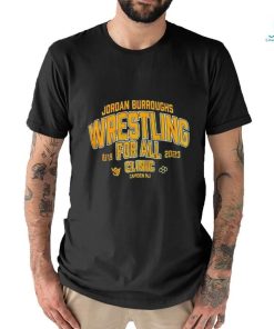 Jordan Burroughs Wrestling for all clinic camden NJ shirt