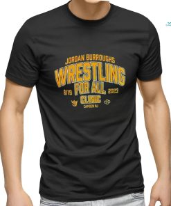 Jordan Burroughs Wrestling for all clinic camden NJ shirt