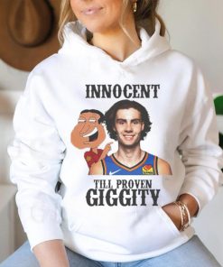 Josh Giggity Giddey Innocent till proven giggity OKC Thunder shirt