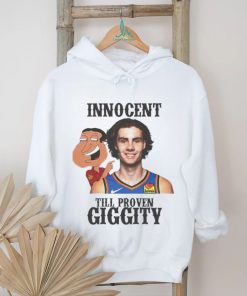 Josh Giggity Giddey Innocent till proven giggity OKC Thunder shirt