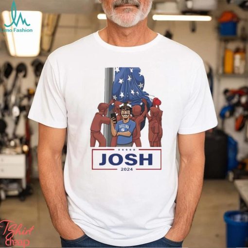 Josh Joshua Block 2024 Patriotic American Frat Boys Flag T Shirt