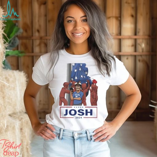 Josh Joshua Block 2024 Patriotic American Frat Boys Flag T Shirt