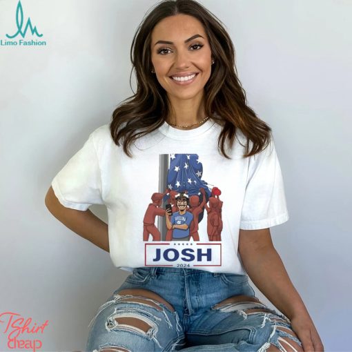 Josh Joshua Block 2024 Patriotic American Frat Boys Flag T Shirt