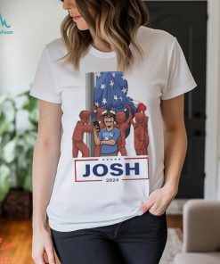 Josh Joshua Block 2024 Patriotic American Frat Boys Flag T Shirt