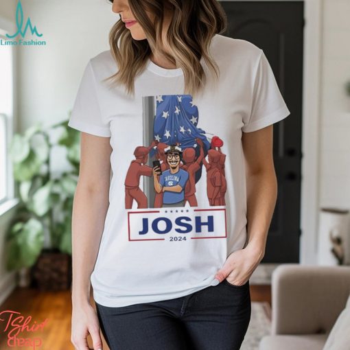 Josh Joshua Block 2024 Patriotic American Frat Boys Flag T Shirt