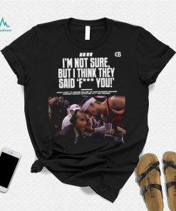 Josh hart to reggie miller as the madison I’m not sure but I think they said fuck you shirt