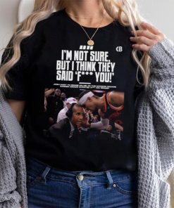 Josh hart to reggie miller as the madison I’m not sure but I think they said fuck you shirt