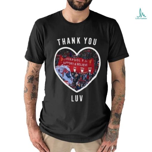 Jurgen Klopp Thank You Luv I’ll Never Walk Alone Again Liverpool FC 2024 Premier League Shirt