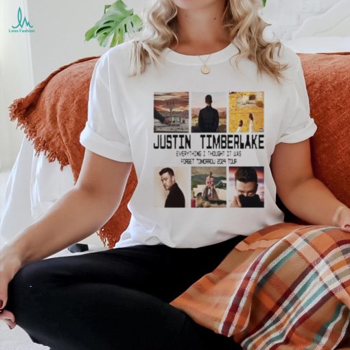 Justin Timberlake Everything I Thought It Was Forget Tomorrow 2024 Tour Shirt