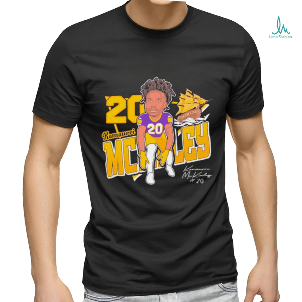 Kamaurri McKinley Carolina Pirates player 2024 cartoon shirt Kamaurri McKinley Carolina Pirates player 2024 cartoon shirt