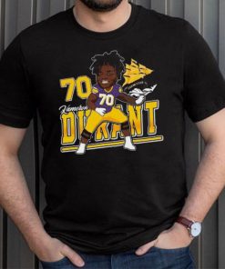 Kameron Durant #70 East Carolina Pirates Signature shirt