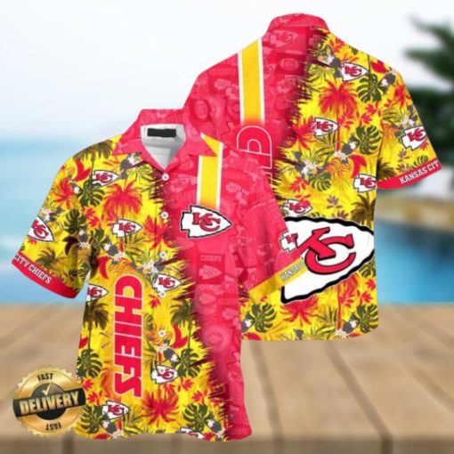 Kansas City Chiefs NFL Hawaiian Shirt Beach Shorts