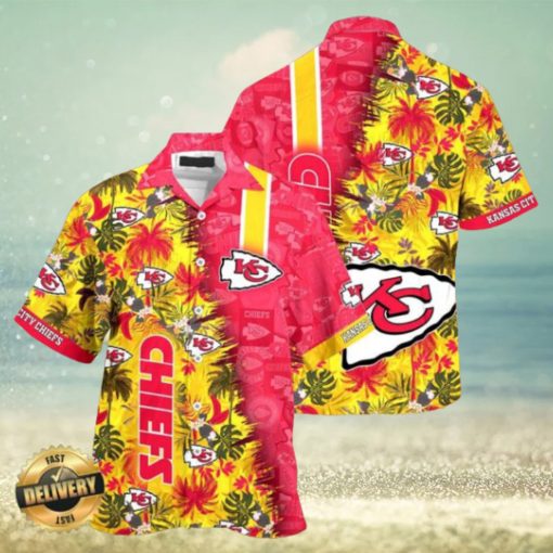 Kansas City Chiefs NFL Hawaiian Shirt Beach Shorts