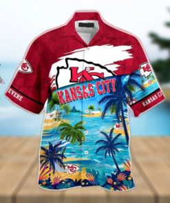 Kansas City Chiefs NFL Personalized Hawaiian Shirt Beach Shorts