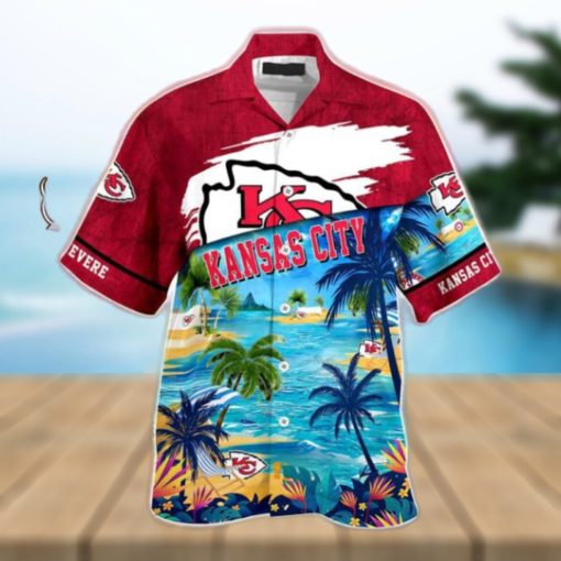 Kansas City Chiefs NFL Personalized Hawaiian Shirt Beach Shorts