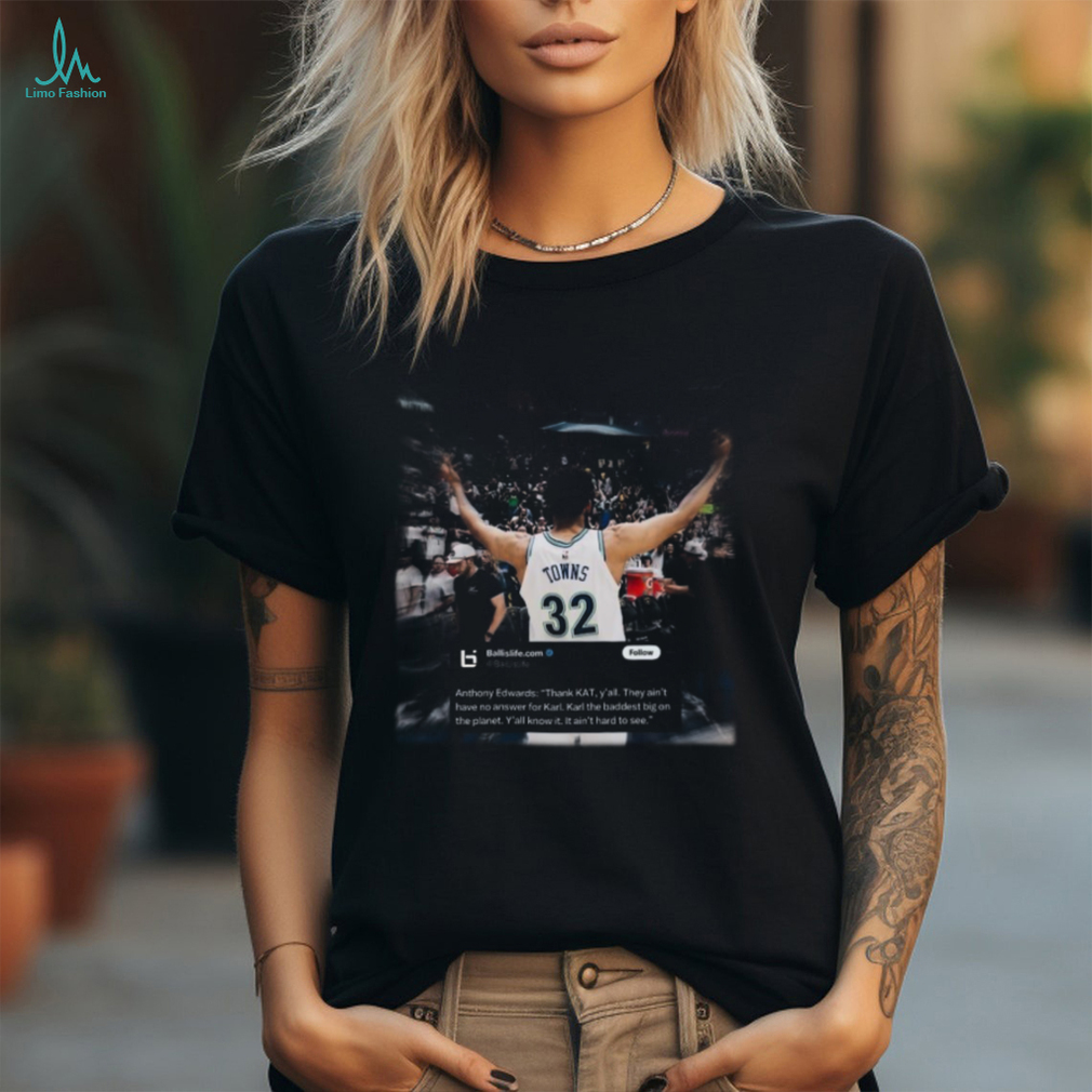 Karl Anthony ‘Thank Kat’ Minnesota Timberwolves shirt Karl Anthony ‘Thank Kat’ Minnesota Timberwolves shirt