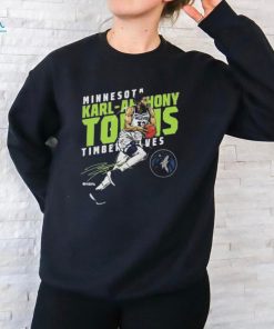 Karl anthony towns Minnesota timberwolves slant shirt