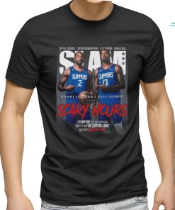 Kawhi Leonard and Paul George Los Angeles Clippers NBA Slam Cover Tee Shirt