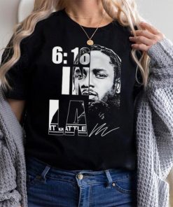 Kendrick Lamar rapper 6 16 in LA signature shirt