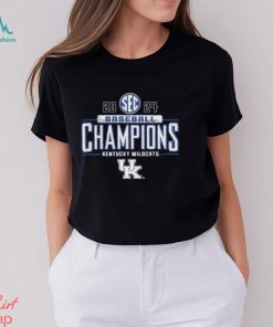 Kentucky Wildcats 2024 SEC East Baseball Regular Season Champions Locker Room Shirt