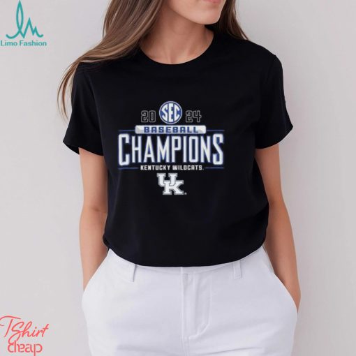 Kentucky Wildcats 2024 SEC East Baseball Regular Season Champions Locker Room Shirt