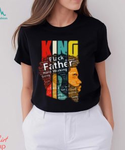 King Black Father Hard Working Giving Strong T Shirt