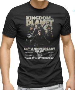 Kingdom Of The Planet Of Apes 56th Anniversary 1968 2024 Signature Thank You For The Memories Unisex T Shirt