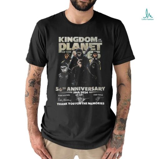 Kingdom Of The Planet Of Apes 56th Anniversary 1968 2024 Signature Thank You For The Memories Unisex T Shirt