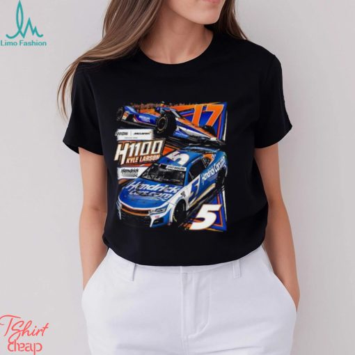 Kyle Larson #5 #17 HendrickCars.com H1100 T shirt