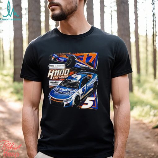 Kyle Larson #5 #17 HendrickCars.com H1100 T shirt