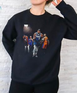 Kyrie Irving Dallas Mavericks 2024 NBA Playoffs hypes up rise of new generation poster shirt