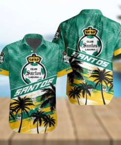 LIGA MX Club Santos Laguna Special Hawaiian Shirt